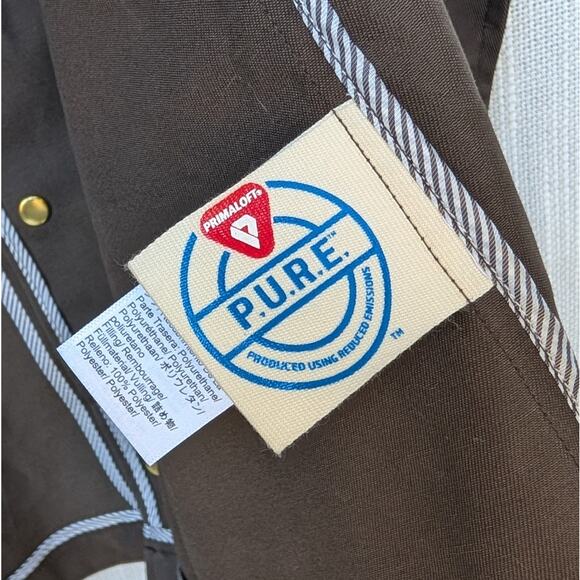 J.Crew Brown Long Barn Cotton Classic Trench Coat Jacket, size L - Picture 10 of 13